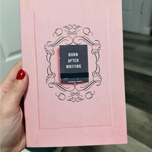 Burn After Writing Pink Journal